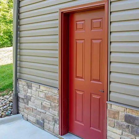 Entry-door-red